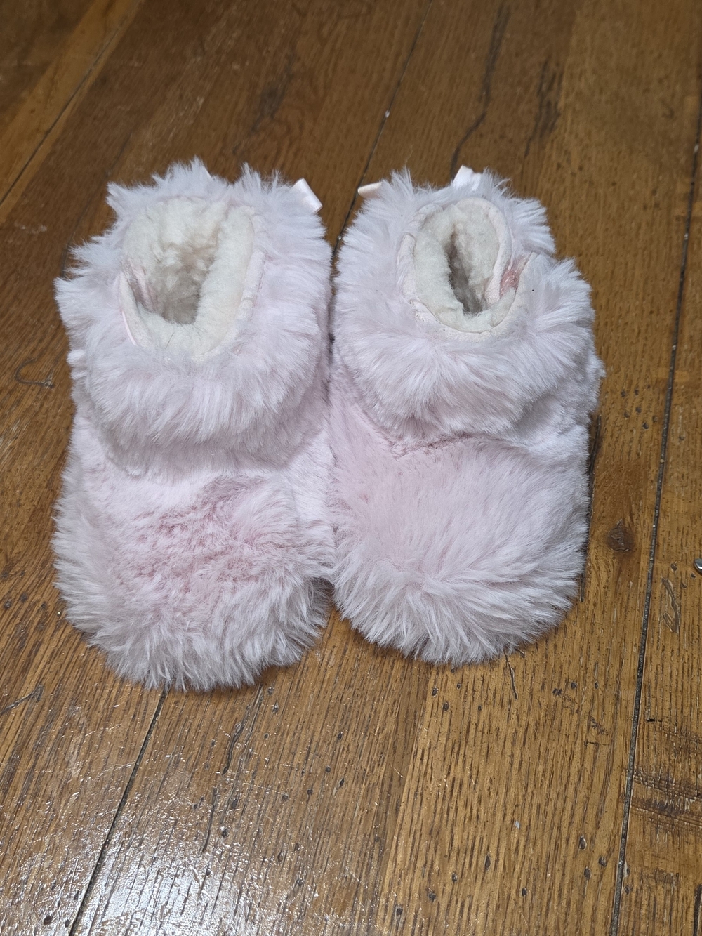 UGG Pink Plush Baby Booties - Kids Accessories Socks & Tights